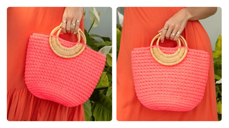 Bolsa de Crochê Summer: Estilo e Funcionalidade para os Dias de Verão