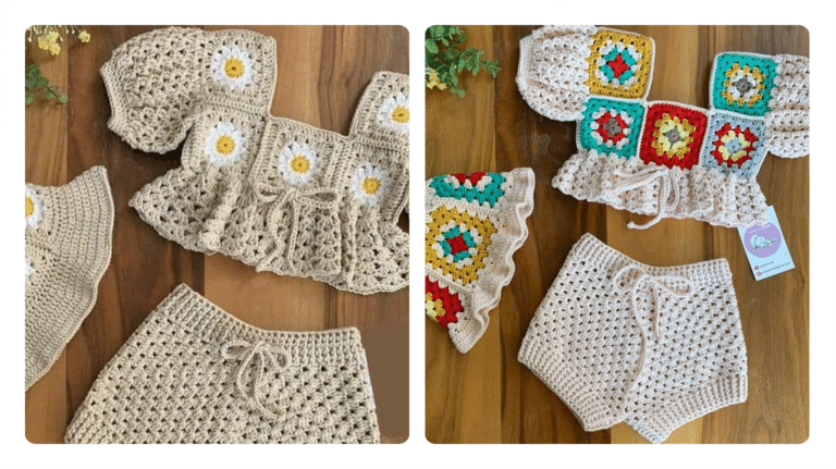 17 Conjuntinhos de Crochê Infantil: Estilo e Conforto para os Pequenos!