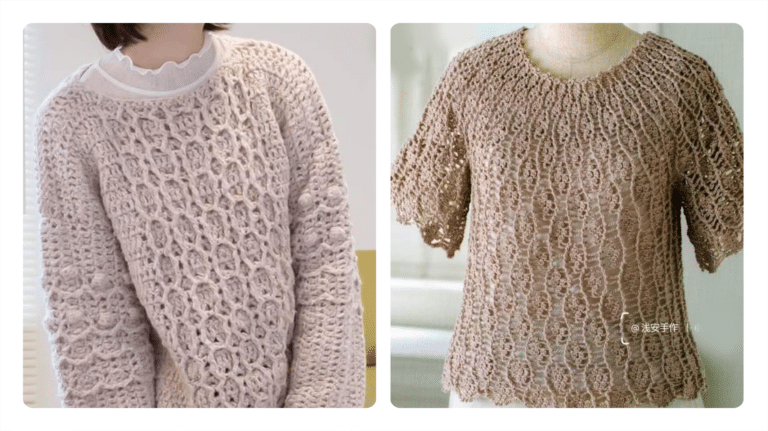 Blusas de Crochê para Outono/Inverno 2024: Tendências e Estilos para a Estação