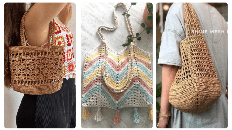 O Encanto das Bolsas de Crochê: Elegância Artesanal para Todas as Ocasiões