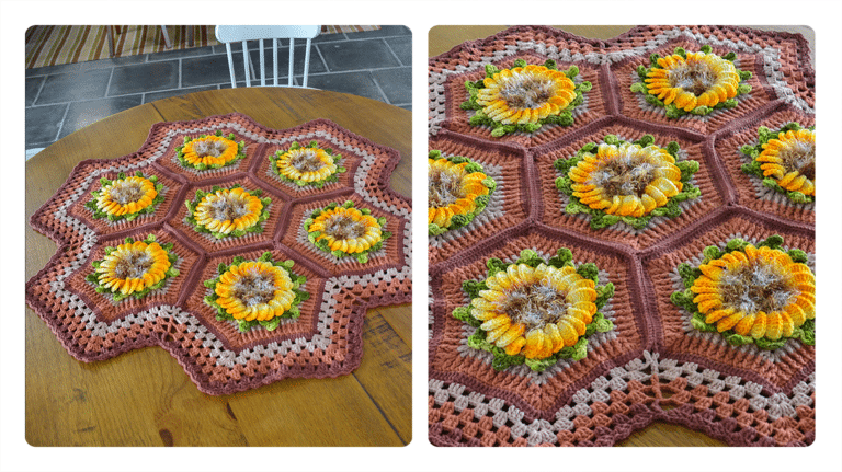 Receita Centro de Mesa em Crochê Terroso: Elegância Artesanal para Sua Decoração