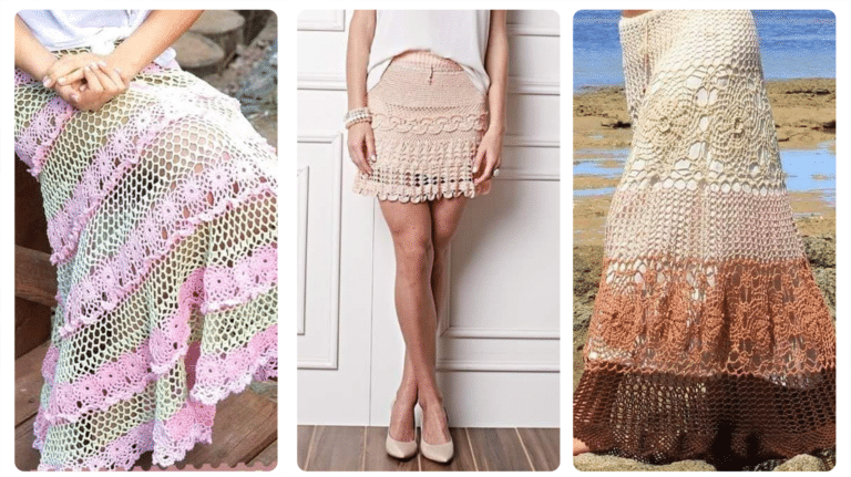 Crochê de Moda: Saias Longas e Curtas para Arrasar em Qualquer Ocasião