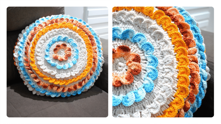 Receita Almofada de Crochê Leques: Elegância e Conforto para sua Casa!
