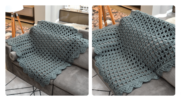 Receita Manta de Crochê Chumbo: Elegância e Conforto para seu Lar