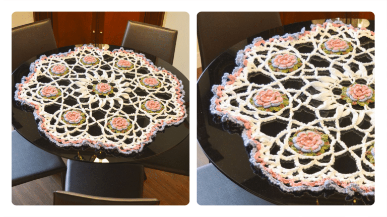 Receita Centro de Mesa de Crochê Encantado: Delicadeza e Elegância para sua Casa