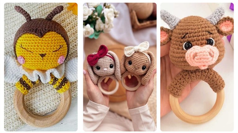 Ideias de Crochê Criativo: Chocalhos de Crochê Utilizando a Técnica de Amigurumi