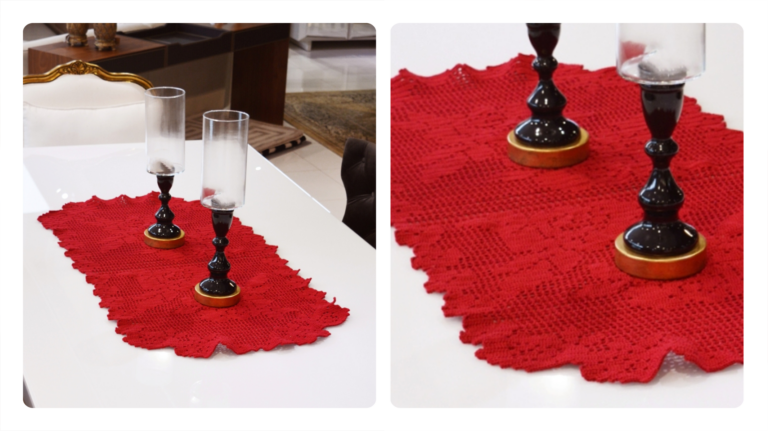 Receita Toalha de Mesa em Crochê Retangular: Charme e Elegância para sua Casa