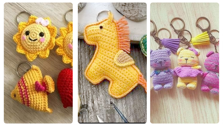 Ideias Criativas de Crochê: Chaveiros Amigurumi Encantadores para Você Fazer em Casa!