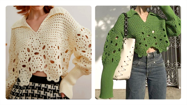 Crochê de Moda: Modernidade e Luxo – Blusas de Crochê para Arrasar em Qualquer Ocasião!