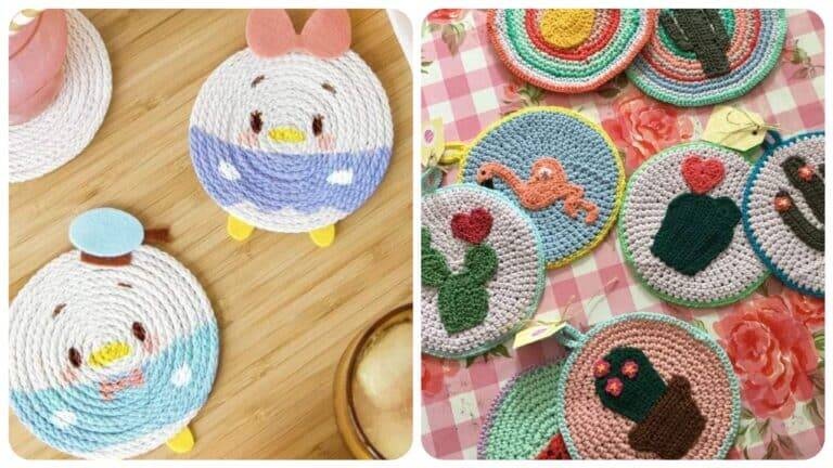 Porta-Copos em Crochê: Uma Fusão de Praticidade e Estilo Artesanal