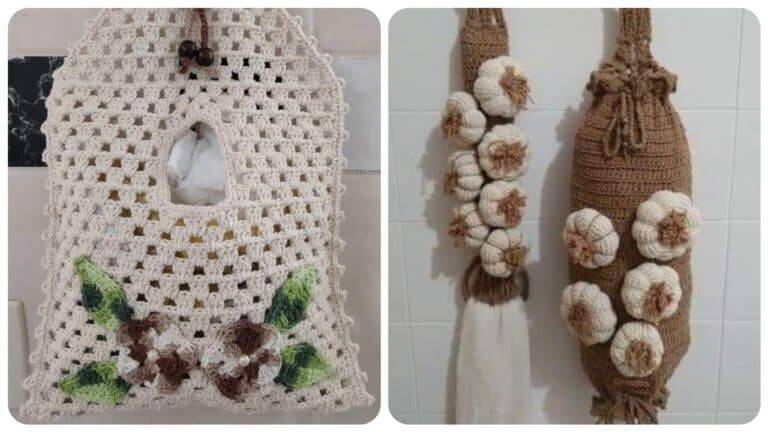 Explorando a Praticidade e o Encanto dos Puxa-Sacos em Crochê: Um Toque Artesanal na Organização Doméstica