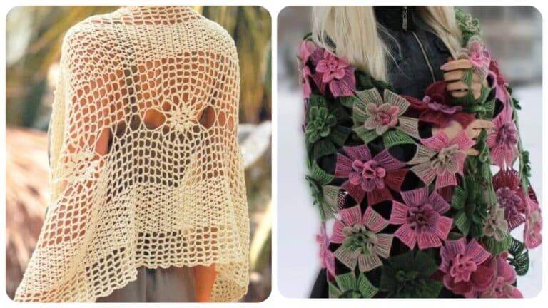 Desvendando o Encanto dos Xales de Crochê que Transcendem a Elegância