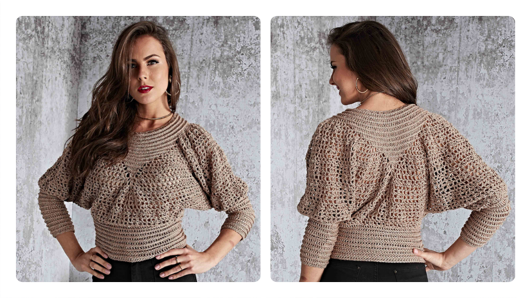 Receita Blusa de Crochê Dourada: Elegância e Versatilidade em Qualquer Ocasião