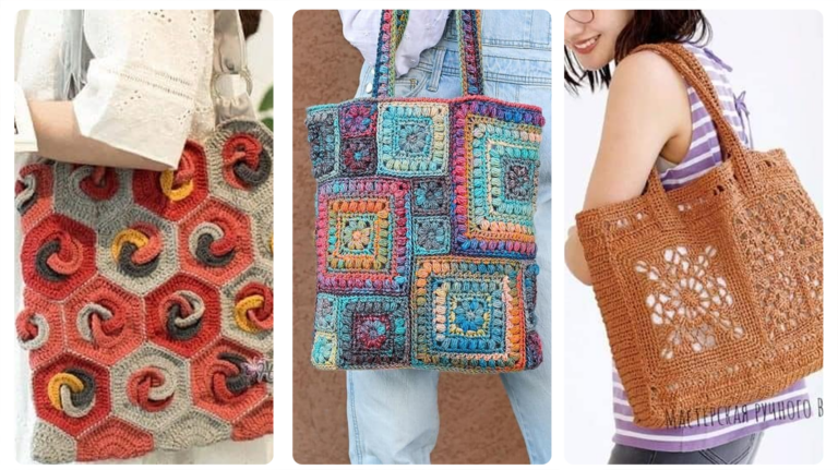 Bolsas de Crochê para Outono Inverno 2024: Tendências e Estilos