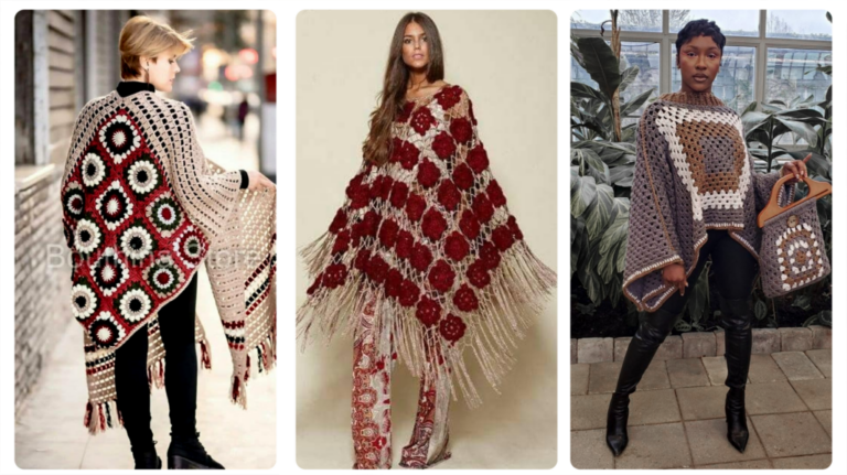 Ponchos de Crochê: A Versatilidade e Charme da Moda Artesanal