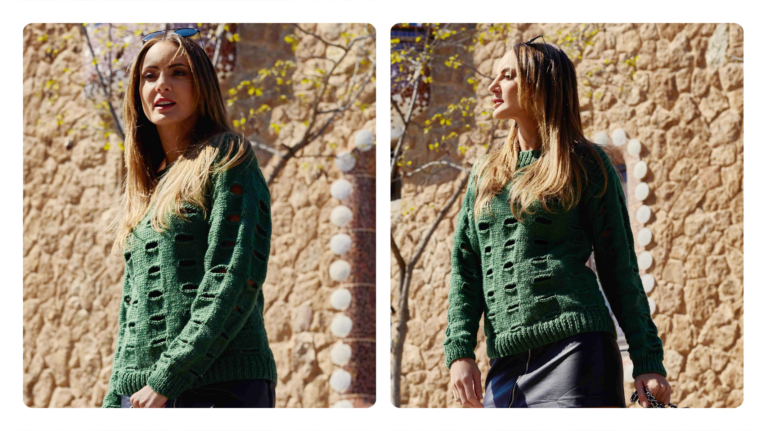 Receita Blusa de Tricô Esmeralda: Sofisticação e Estilo para os Dias Frios