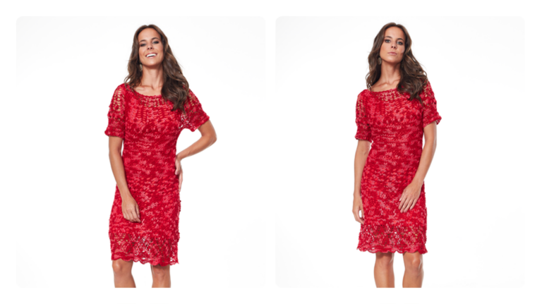 Vestido de Crochê Vermelho Cléa 5: Elegância e Estilo em Cada Ponto