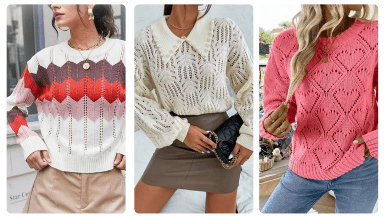 Tricô de Moda Outono/Inverno 2024 – Blusas de Tricô