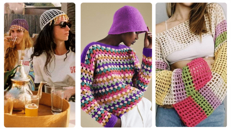 Ideias em Crochê Moderno e Criativo: O Renascentismo do Crochê!
