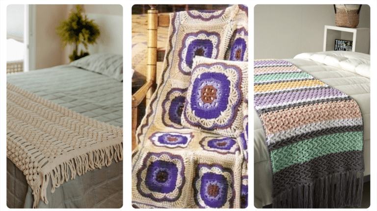 Crochê Contemporâneo: Peseiras em Crochê para Decoração Com Gráficos!