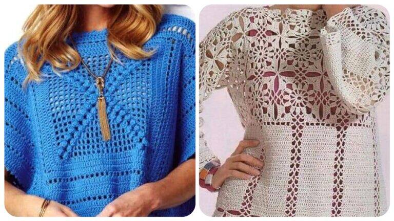 Transforme Seu Look com Blusas de Crochê: Gráficos Gratuitos