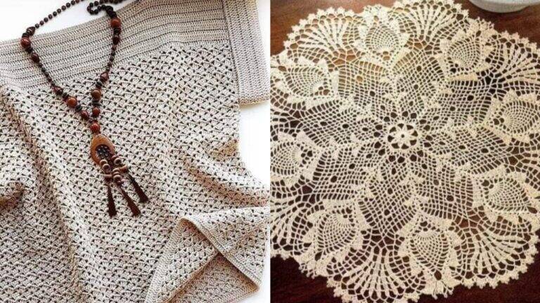 Diy Crochê Atemporal: Lindíssimas Peças com Gráficos