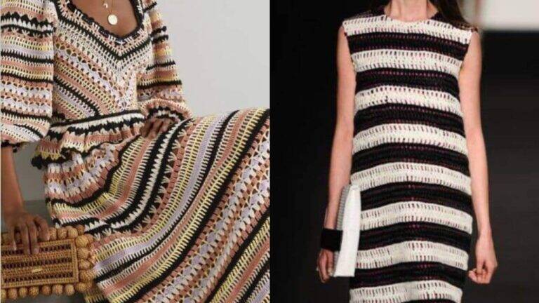 Vestidos de Crochê: A Elegância Atemporal da Moda Artesanal