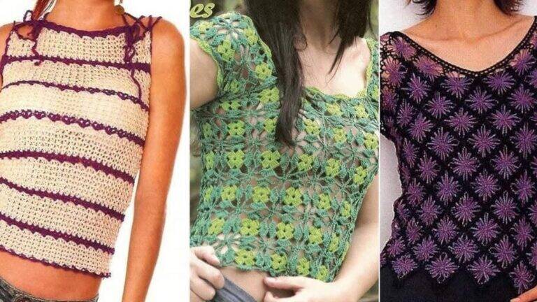 Blusas de Crochê: Guia Completo com Gráficos para Lindas Peças!