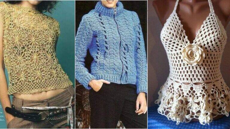 Blusas de Crochê Confortaveis: Modelos Lindos e Charmosos!