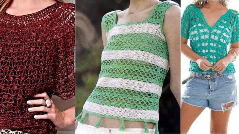 Blusas de Crochê: Aprenda a Criar Peças Lindas Para o Verão!