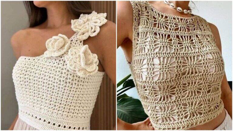 Blusinhas de Crochê Perfeitas para o Verão! As Peças Mais Lindas!