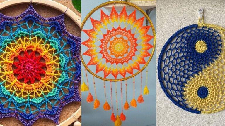 25 Mandalas em Crochê: Beleza e Significado em Cada Ponto!