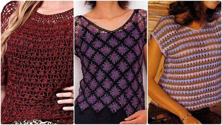 Se Inspire com o Charme Atemporal das Blusas de Crochê!