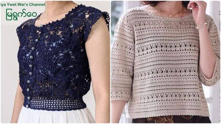 Blusas De Crochê: Se Inspire com Peças Lindas e Gráficos!