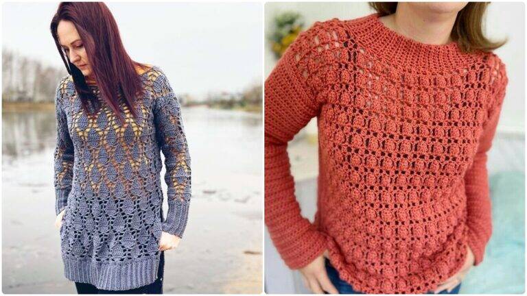 Veja Lindas Blusas de Crochê: Peças Estilosas e Charmosas!