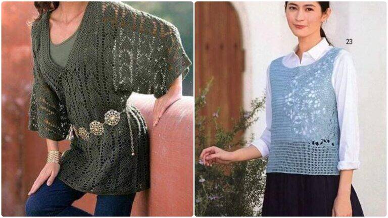 Descubra Lindas Blusas de Crochê com Gráficos para Criar as Suas!