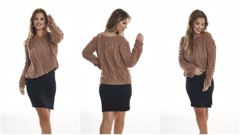 Blusa de Tricô Castor: Aprenda a Criar essa Peça Linda!