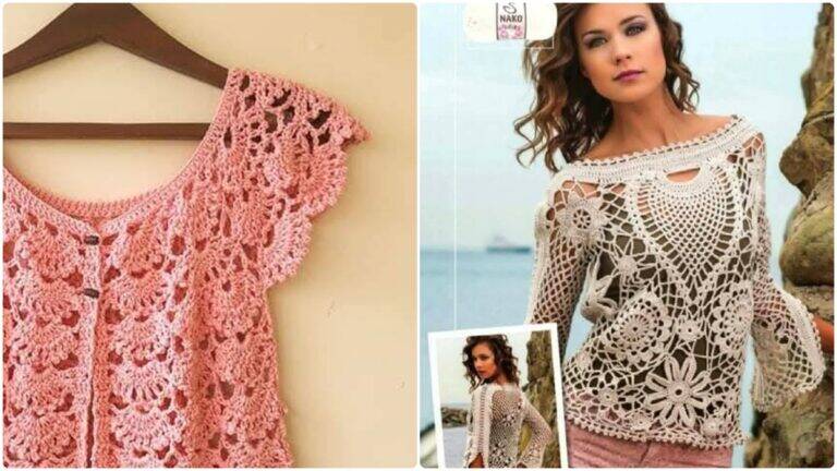 Descubra Blusas de Crochê Lindas e Leves: Peças Perfeitas para o Verão!