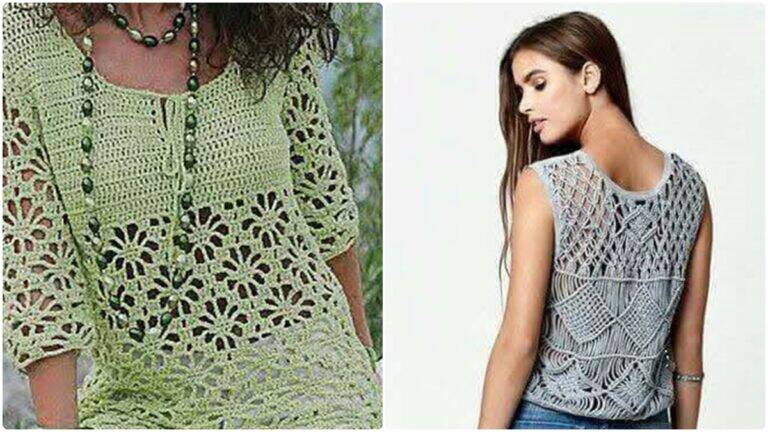 Aprenda a Criar Blusas de Crochê: Peças Charmosas e Elegantes!