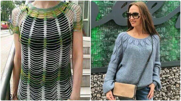 Blusas de Crochê de Luxo: Peças Elegantes para Você Usar!