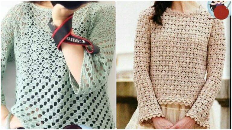 19 Blusas de Crochê: Veja Peças Lindas e Elegantes para Qualquer Ocasião!