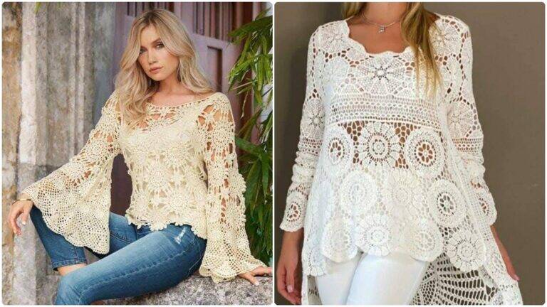 22 Blusas de Crochê Perfeitas para Você! Moda Sustentável e Charmosa!