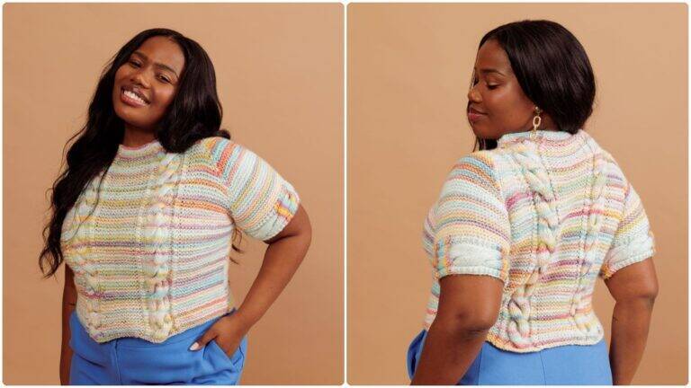 Blusa de Tricô Lúdico: Uma Peça Linda e Charmosa!
