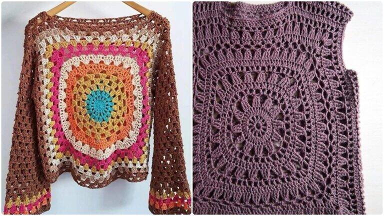 Blusas de Crochê Especiais: Peças Artesanais que Encantam!