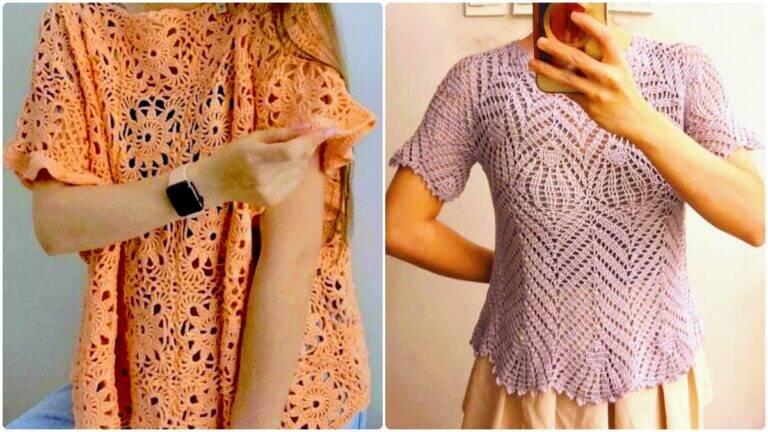 Blusas de Crochê: Estilo Artesanal que Nunca Sai de Moda!