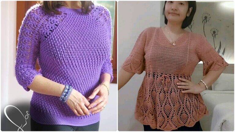 Blusas de Crochê: Versatilidade Artesanal para Todos os Estilos!