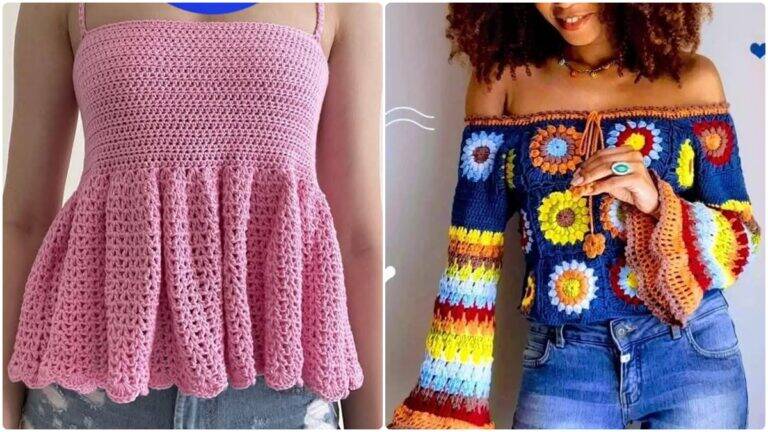 Blusas de Crochê: Estilo, Conforto e Criatividade em Cada Ponto!
