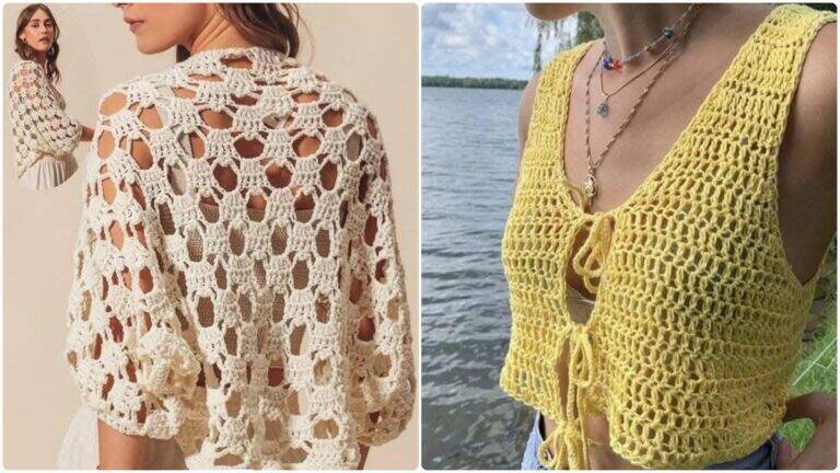 Blusas de Crochê Charmosas: Elegância que Nunca Sai de Moda!
