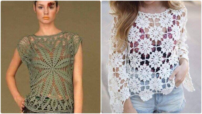 Blusas de Crochê: Moda Atemporal e Charmosa que Encanta!