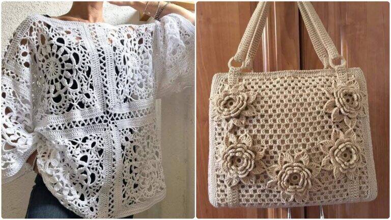 Blusas e Bolsas de Crochê: Descubra a Moda Artesanal com Estilo e Exclusividade